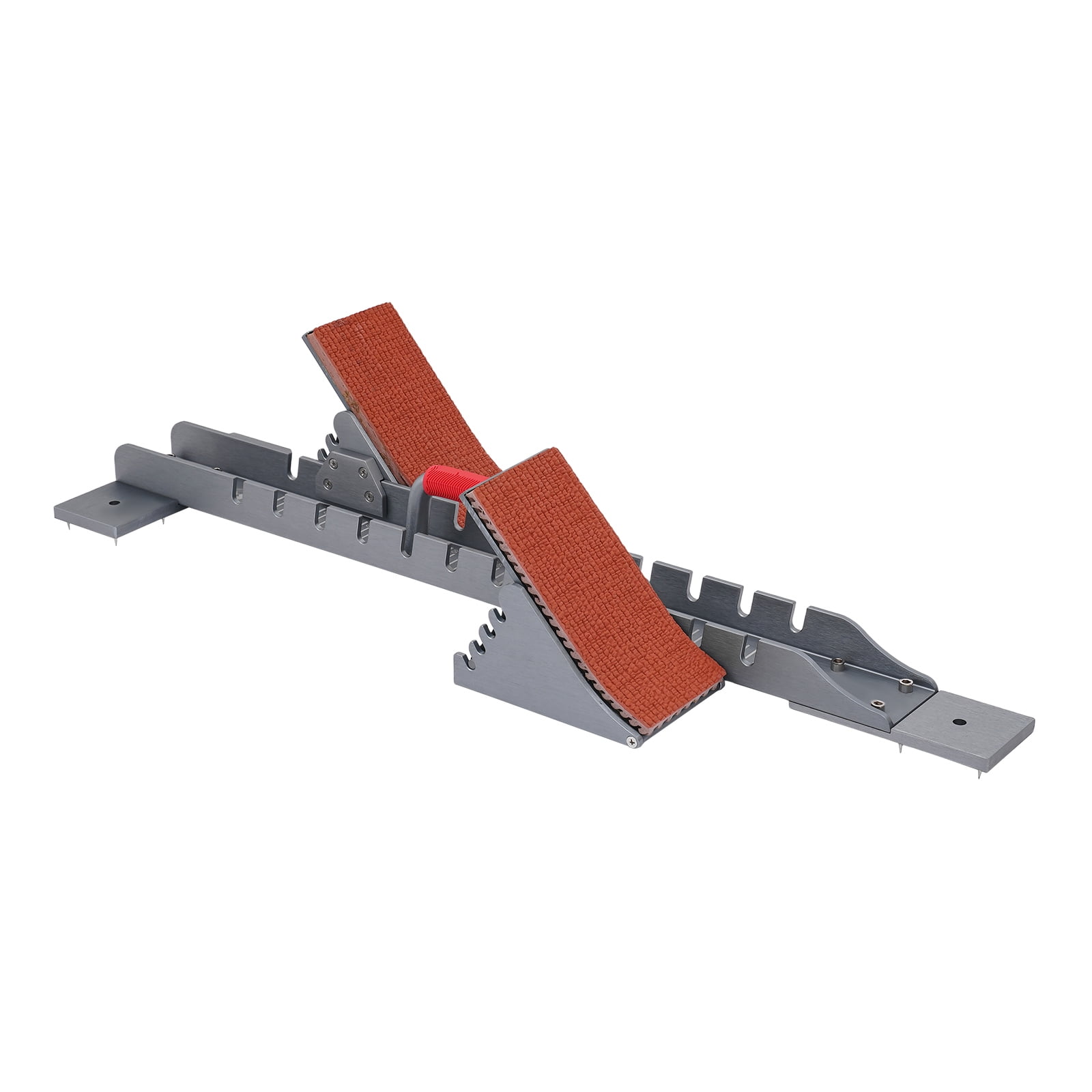 ToppiJoy Adjustable Professional Track Starting Blocks-Aluminum Alloy Sprint Starting Blocks with 4 Angle Settings, Span&Non-Slip Pedals for Track and Field Athletes, Competition, Training