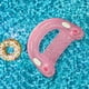 thumbnail image 4 of Fila Flotante Cama flotante de agua de piscina de PVC asiento flotante de natación inflable para adultos (rosa roja), 4 of 7