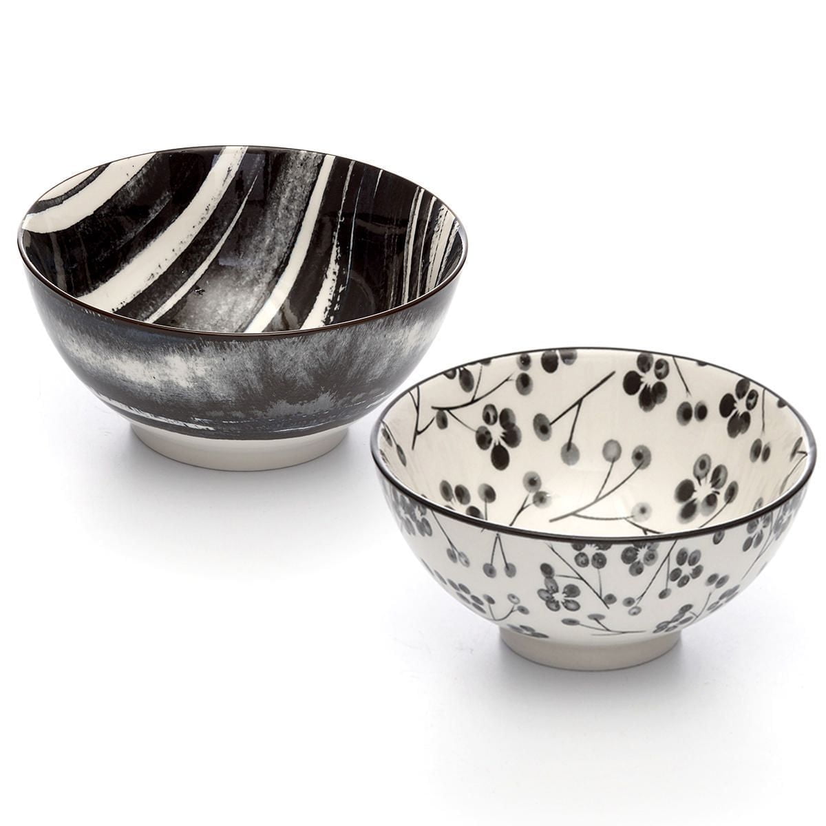 Kiku Bowl 15 cm Set of 2 Assorted Designs