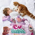 thumbnail image 2 of Cry Babies anti-pilling, suave, ligera, esponjosa y acogedora de lujo para hogar y cocina – Perfecta para niños y adultos,150X130cm, 2 of 6