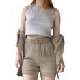 thumbnail image 3 of Girls Outfits Sets Casual Summer Fall Spring School Shirt Shorts Outfit for Toddler Kids Comfortable Pure Color 3 Month Old Outfits for Girls 23 Piece Set I Woke up This Cute Girls Thanksgiving, 3 of 8