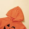 thumbnail image 5 of Coerni Toddler Boys Girls Hoodie 2024 Hallow-een Clothes Fall Casual Long Sleeve Ghostface Print Hooded Fleece Pullover, 5 of 9