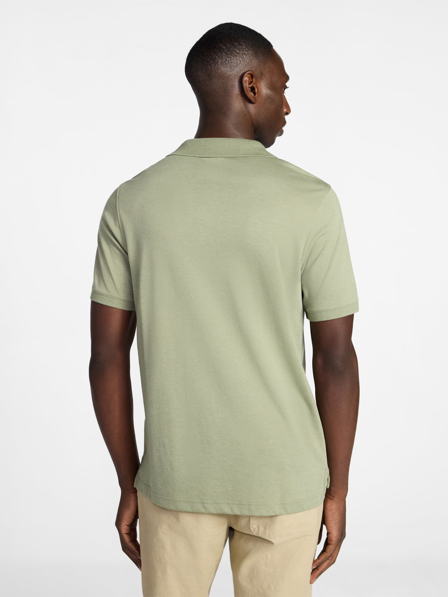 George Men's and Men's Big & Tall Short Sleeve Interlock Polo Shirt, Sizes S-5XL, LT-3XLT