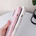 thumbnail image 4 of for iPhone 11 Case, Wave Frame Clear Back Soft Cute iPhone 11 Phone Case, Black Edge, 4 of 7