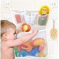 Jeexi Bath Toy Organizer Storage Mesh 2 Pack with ABC Letters & 09 Numbers, Hanging Baby Bath