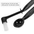 thumbnail image 2 of OULII 2Pcs Nylon Coffee Brush Black with Spoon Heat Resistant for Coffee Machine Cleaning, 2 of 7