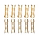 thumbnail image 1 of Heaveant Terminal de crimpado de latón, 100pcs Línea de Conector de Acoplamiento Botón de presión Terminales de cableado rápido 0.5-1.5mm Cuadrado, 1 of 8