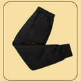 thumbnail image 6 of LNWUY Girls Boys Snow Pants 4-15 Years Solid Color Thick Winter Warm Pants Girl Activewear Clothes Black 120, 6 of 6