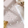 thumbnail image 3 of 70pcs Tibetan Style Cross Charms 27mm Alloy Antique Silver Jewelry Making, 3 of 3