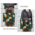 thumbnail image 6 of FORMRS 16" Laptop Sleeve Bag Carrying Case with Handle Travel Shoulder Briefcase, Floral Oranges, 6 of 8