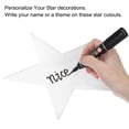 thumbnail image 3 of MECCANIXITY 96Pcs Silvery Star Cutouts Double Printed Paper Stars Decoration Cardboard Star for Classroom Wall Party Movie Night Party Supplies, 11 Inches C80, 3 of 3