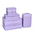 thumbnail image 2 of JJ POWER Cubes de Rangement de Voyage, Organisateurs de Bagages avec Sac à Chaussures (Violet), 2 of 4
