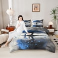 thumbnail image 4 of Manfei Happy Valentine's Day Bedding Comforter Set 2pcs for Female Men,Romantic Couple Lover Twin Comforter Sets Microfiber,Love Heart Print Breathable Bedding Set,Microfiber Bedroom Decor, 4 of 8