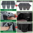 thumbnail image 4 of GHOJET 3Pcs Silicone Plant Starter Trays,6.69×4.64×2.48in Reusable Seed Starting Trays Planting Trays Silicone Seed Starter Tray 6 Cell Silicone Planting Trays Easy to Release, 4 of 9