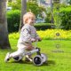 thumbnail image 4 of Wdmiya Juguetes de bicicleta de equilibrio para bebés para regalos de niños de 1 año, primera bicicleta para niños de 10 a 36 meses sin pedal, 4 ruedas silenciosas y asiento suave, regalo de cumpleaño, 4 of 4