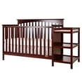 thumbnail image 6 of Dream On Me Chloe 5-in-1 Convertible Crib and Changer, Cherry, 6 of 12