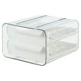 thumbnail image 1 of Egg Display Rack 2 Layer Large Capacity Egg Storage Container Fridge Organizer Food Container Household Supplies, 1 of 12