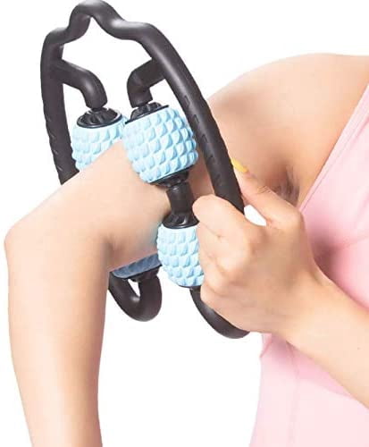 Set De Rouleaux De Massage Musculaire - 4 Pièces : Grand Rouleau, Mini Rouleau, Double Balle Et Balle Simple - 4
