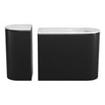 thumbnail image 3 of ZUO Ormara Marble-Top Console Table Set in White & Black (Set of 2), 3 of 5