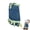 Green, variant on Denim Echo Ruffle Apron, Vintage Jean Utility Bib with Floral Lace, Adjustable Cooking and Gardening Apron with Pockets for Women