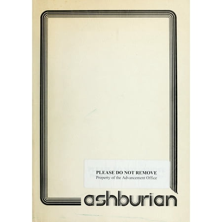 (Custom Reprint) Yearbook: 1978 Ashbury College - Ashburian Yearbook (Ottawa, Ontario Canada)