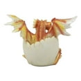 thumbnail image 4 of November Birthstone Dragon Egg Statue 4.25"Tall Orange Topaz Dragon Hatchling, 4 of 6