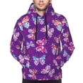 thumbnail image 4 of Hoodies for Men - Bright Butterflies Long Sleeve Comfrt Men'S Fashion Hoodies & Sweatshirts, Sweatshirts for Men Hoodies Pullover Clothing Clothes with Pouch, 4 of 7