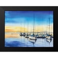 thumbnail image 2 of Mazur, Ewa 24x19 Black Modern Framed Museum Art Print Titled - Bay Harbor, 2 of 5