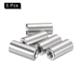thumbnail image 3 of Unique Bargains 5Pack Round Connector Nuts, M6x25x12mm Coupling Nut Sleeve Rod Bar Stud Nut, 3 of 4