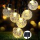 thumbnail image 2 of Luces de hadas solares al aire libre, 50 bolas de cristal LED Luces de hadas de alambre de cobre solar de 8 metros, 8 modos Luces de hadas solares impermeables kaili Sencillez, 2 of 4