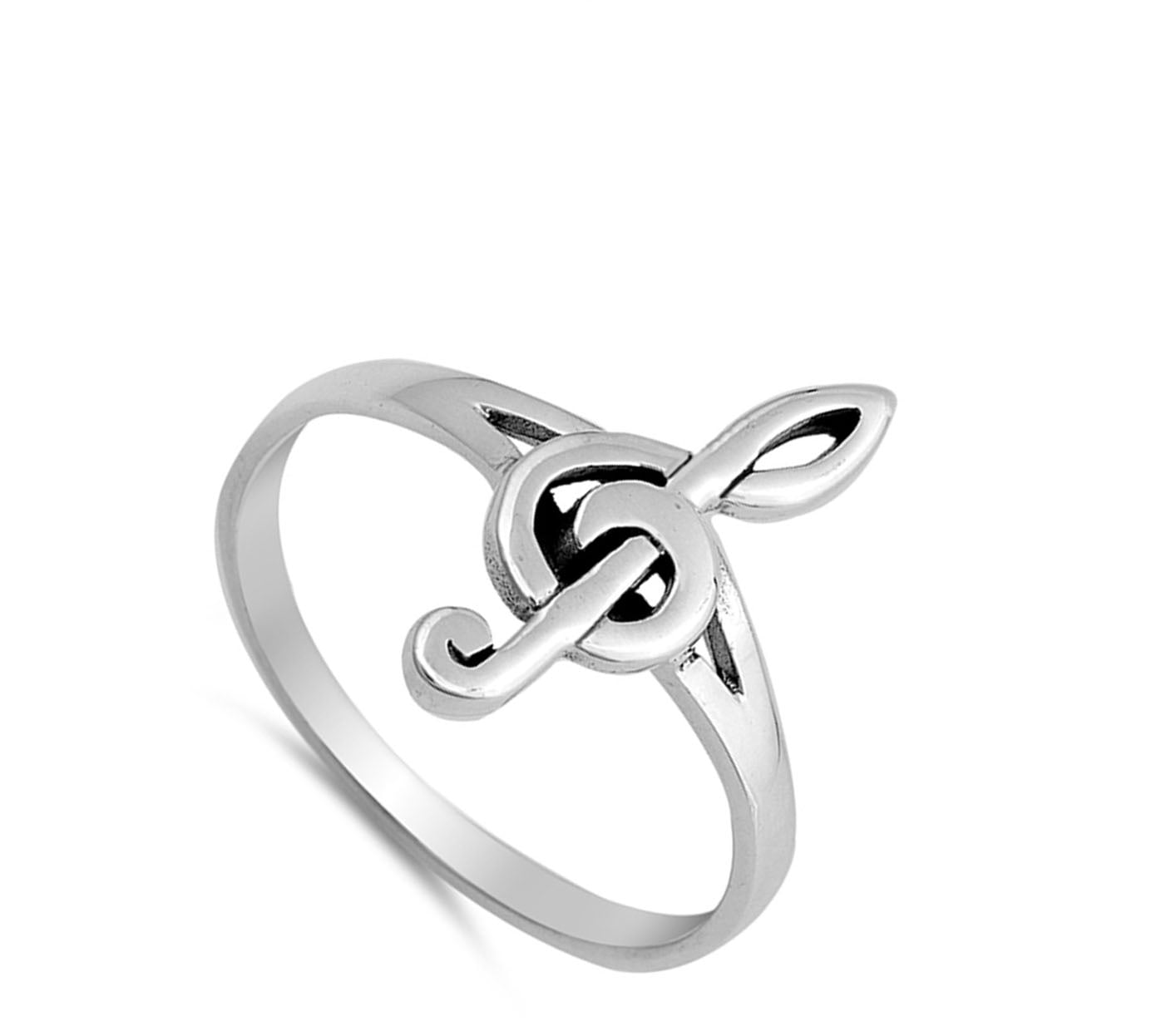 Drop Shipping Treble Clef Ring Musical Note Wedding Band Symbol Eternity  Unisex Music Lover Gift Anniversary Rings Jewelry - Rings - AliExpress