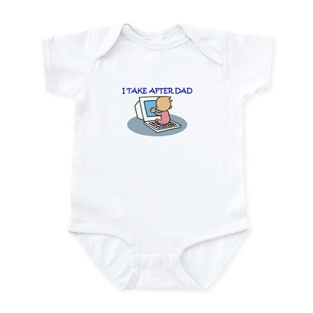 

CafePress - TAKE AFTER DAD Infant Creeper - Baby Light Bodysuit Size Newborn - 24 Months