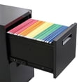 thumbnail image 5 of Alera Two-Drawer Metal Pedestal File, 14.96w x 19.29d x 27.75h, Charcoal -ALEPAFFCH, 5 of 5