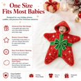 thumbnail image 2 of Christmas Baby Starfish Onesie, Warm Romper, Soft Hooded Bodysuit, Cozy Winter Jumpsuit Outfits for Boys Girls, 2 of 6