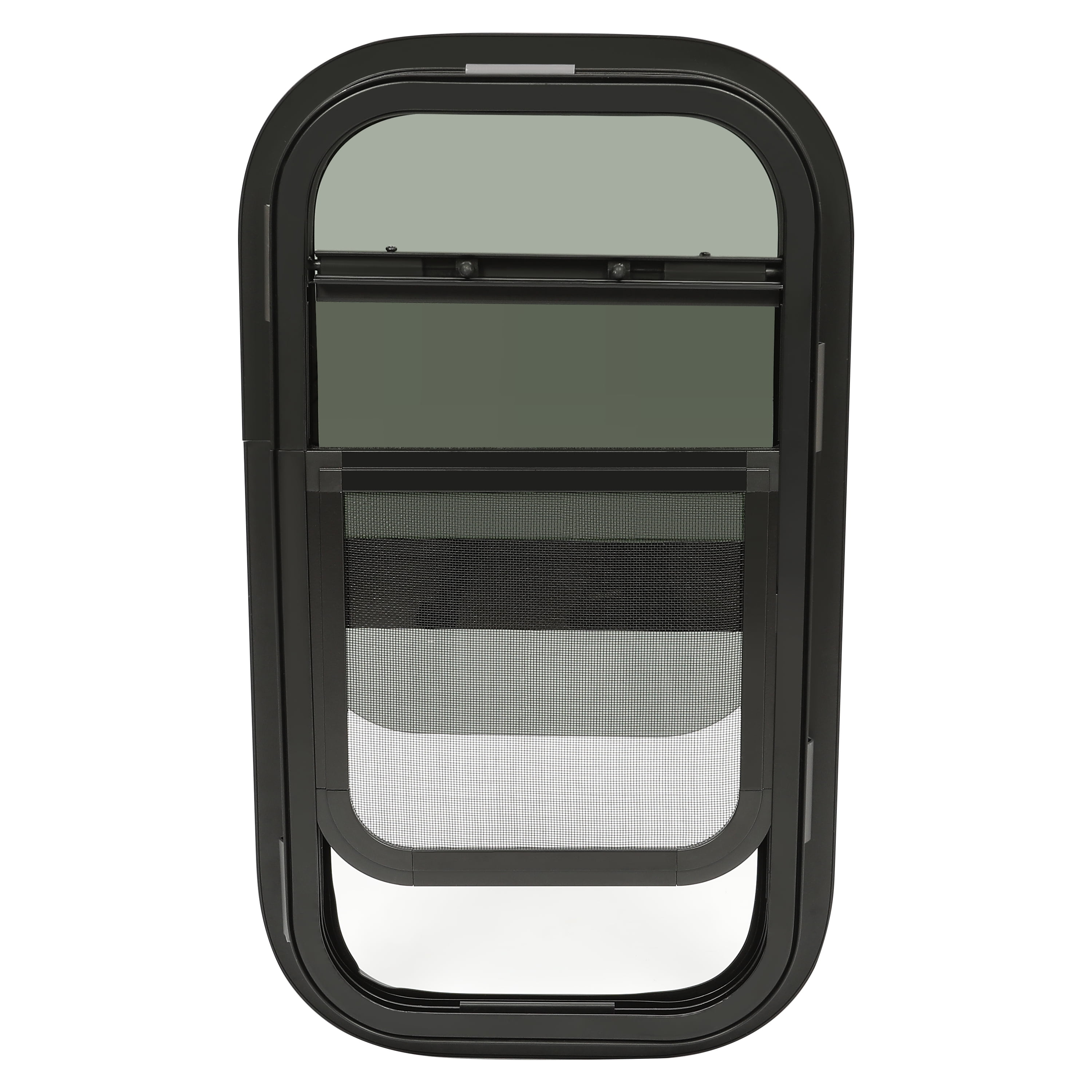 Kojem RV Window 12 x 22 W/Screen Vertical Slider for RV Camper Cargo Trailer