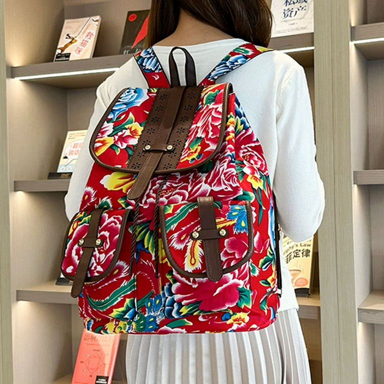 Red guess backpack purse hotsell
