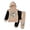Light Brown, variant on Disney Mickey Mouse Toddler Boys’ Outfit Set - Two Piece Hoodie Sweatshirt with Holographic Patch & Checkerboard Jogger Pants (Light Brown, 4T)