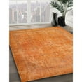 thumbnail image 3 of Ahgly Company Machine Washable Indoor Square Traditional Dark Orange Area Rugs, 7' Square, 3 of 7