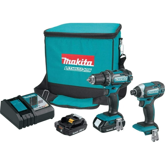 Makita CT225SYX18V LXT Lithium-Ion Compact Cordless 2-Pc. Combo Kit 2.0Ah
