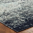 thumbnail image 2 of Modern Abstract Indoor/Outdoor Area Rug Blue/Ivory 9'3" x 13' 10' x 14' Indoor,Outdoor Living Room,Patio,Dining Room Rectangle, 2 of 5