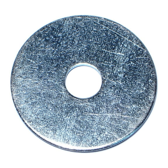 3/8" x 1-5/8" Zinc Plated Grade 2 Steel Fender Washers FWS-165