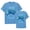 X305 Blue, variant on Bysome Summer Boys Shirts Graphic Print Short Sleeve Crew Neck T-shirts Breathable Boys Tees Size 2-3 Years Beige