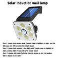 thumbnail image 6 of Solar Outdoor Lights with Motion Sensor | IP65 Waterproof Security Lights | 3 Lighting Modes for Fence, Yard, Garden, Patio & Front Door | Black, 6 of 7