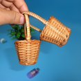 thumbnail image 7 of LAMIRO 6 Pcs Furniture Home Decor Wedding Decor Mini Baskets for Favors Mini Easter Baskets Bulk Mini Woven Basket Wedding Party Decoration Small Candy Gift Basket Miniature Rattan Micro Scene, 7 of 7