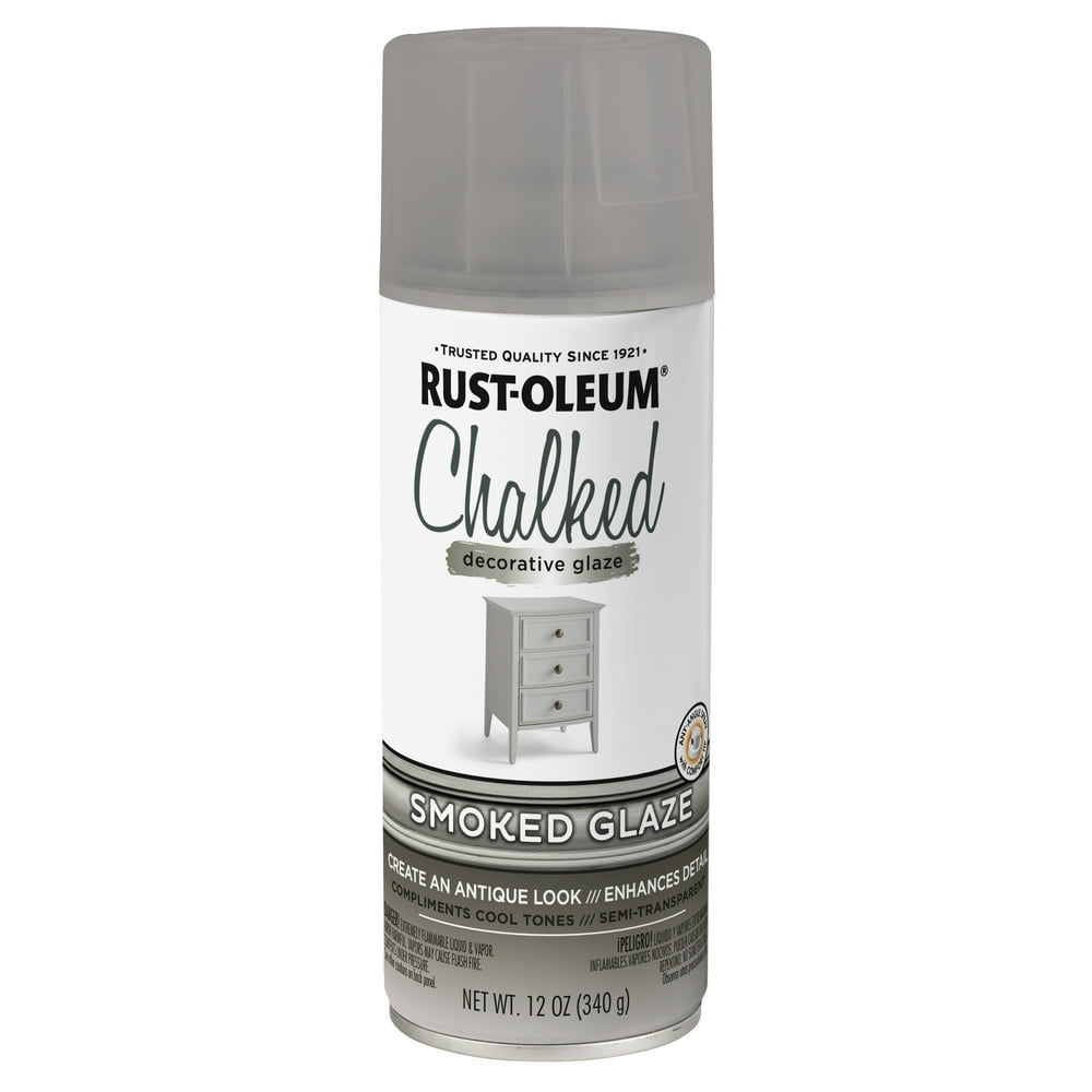 RustOleum Chalked Smoked Glaze Spray, 12 oz