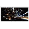 thumbnail image 2 of Fractal 3D Rayures Enchevêtrées - Impression sur Toile Contemporaine, 2 of 3