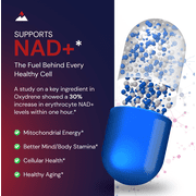 Novex Biotech Oxydrene NAD+ Enhancer - Natural Supplement Promoting Endurance and Cardiovascular Support for Men