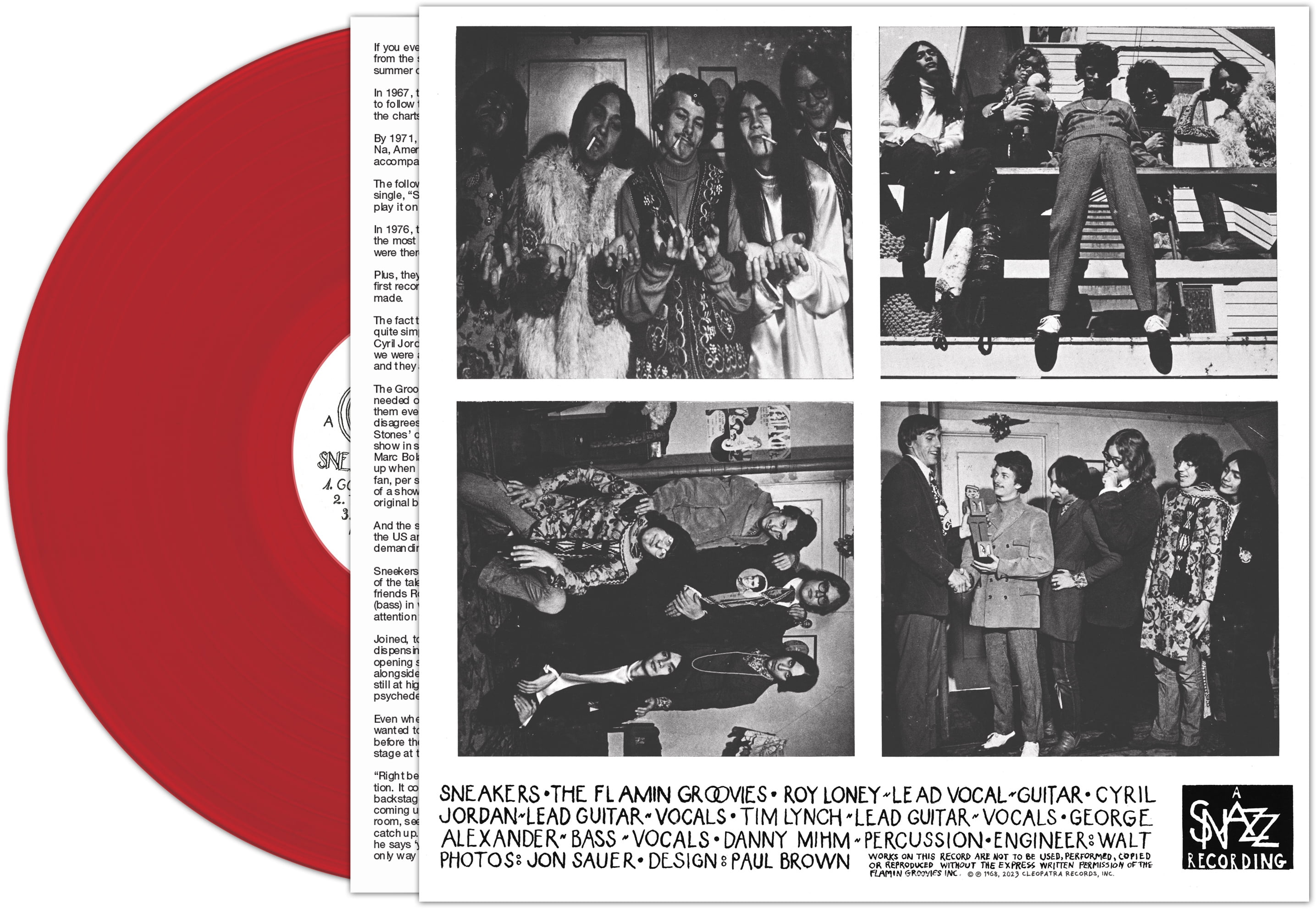 The Flamin' Groovies - Sneakers - Red - Music & Performance - Vinyl