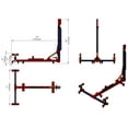 thumbnail image 3 of Car Body Metal Repair Equipment Car Frame Corrector Puller Straightener Set Alignment Equipment 10 Ton, 3 of 13