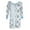 Grey, variant on Not a Morning Person  Snowman Henley Long Sleeve Nightshirt (Women)